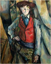 Paul Cézanne, French (1839-1906), Boy in a Red Waistcoat, 1888-1890, oil on canvas