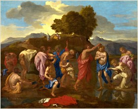 Nicolas Poussin, French (1594-1665), The Baptism of Christ, 1641-1642, oil on canvas