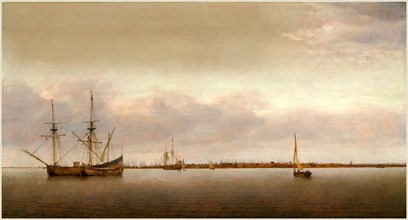 Abraham de Verwer, Dutch (c. 1585-1650), View of Hoorn, c. 1650, oil on panel