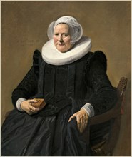 Frans Hals, Dutch (c. 1582-1583-1666), Portrait of an Elderly Lady, 1633, oil on canvas
