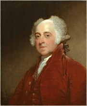 Gilbert Stuart, American (1755-1828), John Adams, c. 1821, oil on wood