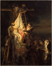 Rembrandt Workshop (Probably Constantijn van Renesse), The Descent from the Cross, 1650-1652, oil