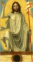 Bergognone, Italian (c. 1453-1523), Christ Risen from the Tomb, c. 1490, oil on panel