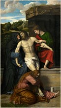Moretto da Brescia, Italian (1498-1554), Pietà , 1520s, oil on panel