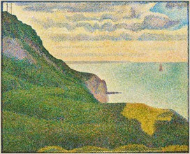 Georges Seurat, French (1859-1891), Seascape at Port-en-Bessin, Normandy, 1888, oil on canvas
