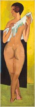 Ernst Ludwig Kirchner, Nude Figure, German, 1880-1938, 1907, oil on canvas