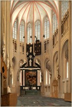 Pieter Jansz Saenredam, Dutch (1597-1665), Cathedral of Saint John at 's-Hertogenbosch, 1646, oil