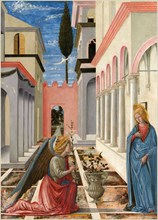 Fra Carnevale, Italian (active c. 1445-1484), The Annunciation, c. 1445-1450, tempera on panel