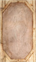 Filippino Lippi, Italian (1457-1504), Standing Nude Youth, c. 1496, metalpoint heightened with