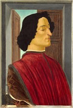 Sandro Botticelli, Italian (1446-1510), Giuliano de' Medici, c. 1478-1480, tempera on panel