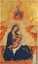 Andrea di Bartolo, Italian (documented from 1389-died 1428), Madonna and Child [obverse], c. 1415,