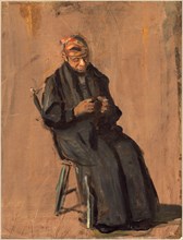 Thomas Eakins, The Chaperone, American, 1844-1916, c. 1908, oil on canvas