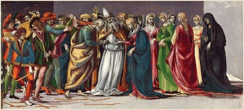 Luca Signorelli, The Marriage of the Virgin, Italian, 1445-1450-1523, c. 1490-1491, tempera on