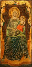 Master of the Life of Saint John the Baptist, Madonna and Child with Angels, Italian, active second