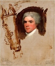 Gilbert Stuart, American (1755-1828), John Bill Ricketts, 1795-1799, oil on canvas