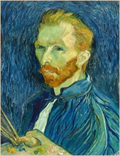 Vincent van Gogh, Dutch (1853-1890), Self-Portrait, 1889, oil on canvas