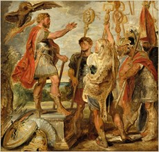Sir Peter Paul Rubens, Decius Mus Addressing the Legions, Flemish, 1577-1640, probably 1616, oil on