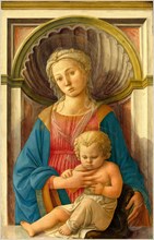 Fra Filippo Lippi, Italian (c. 1406-1469), Madonna and Child, c. 1440, tempera on panel