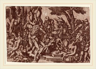 Antonio Fantuzzi after Rosso Fiorentino, Sacrifice to Priapus, Italian, c. 1510-1550 or after,