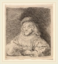 Rembrandt van Rijn, The Card Player, Dutch, 1606-1669, 1641, etching