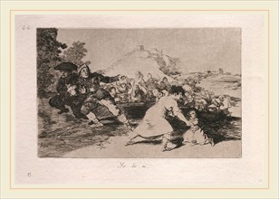 Francisco de Goya, Yo lo vi (I Saw It), Spanish, 1746-1828, published 1863, etching, drypoint, and