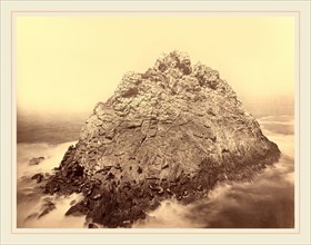 Carleton E. Watkins, Sugar Loaf Island, Farallons, American, 1829-1916, 1868-1869, albumen print