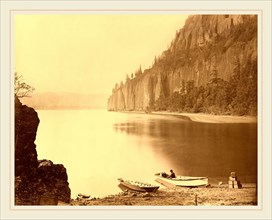 Carleton E. Watkins, Cape Horn, Columbia River, American, 1829-1916, 1867, albumen print from