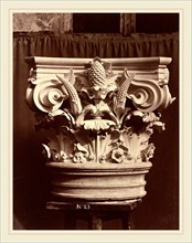 Louis-Ãâmile Durandelle, Ornamental Sculpture from the Paris Opera House (Column Fragment), French,