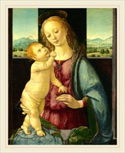 Lorenzo di Credi, Italian (c. 1457-1459-1536), Madonna and Child with a Pomegranate, 1475-1480, oil