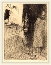 Albert Besnard, French (1849-1934), Prostitution (La Prostitution), c. 1886, etching and drypoint