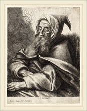 Jan Lievens, Saint Anthony, Dutch, 1607-1674, etching