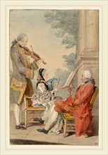 Louis Carrogis, called Carmontelle, Monsieur and Madame Blizet with Monsieur Le Roy the Actor,