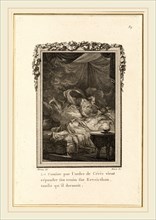 Louis Binet after Jean-Michel Moreau, La Famine par l'ordre de CérÃ¨s vient répandre son venin sur