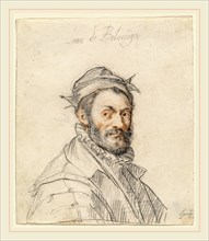 Joseph Heintz the Elder, Swiss (1564-1609), Giovanni da Bologna, c. 1587, black and red chalks on
