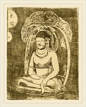 Paul Gauguin, French (1848-1903), Bouddha (Buddha), in or after 1895, woodcut in brown-black on