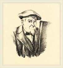 Paul Cézanne, French (1839-1906), Self-Portrait, 1899, lithograph