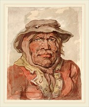 Thomas Rowlandson, British (1756-1827), An Old Woman, watercolor with pen and brown and red ink