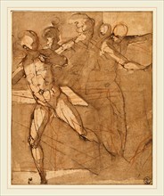 Attributed to il Cigoli, Italian (1559-1613), Christ Driving the Money Changers from the Temple,