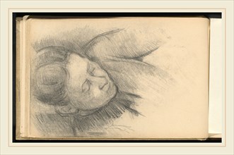 Paul Cézanne, Woman Leaning Forward, French, 1839-1906, 1890-1894, graphite on wove paper