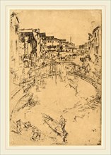 James McNeill Whistler, American (1834-1903), The Bridge, 1879-1880, etching