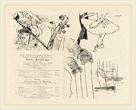 Edgar Degas, Program for the Soiree Artistique (Programme de la Soirée des anciens élÃ¨ves du Lycée