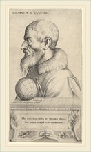 Augustin Hirschvogel, German (1503-1553), Self-Portrait, 1548, etching
