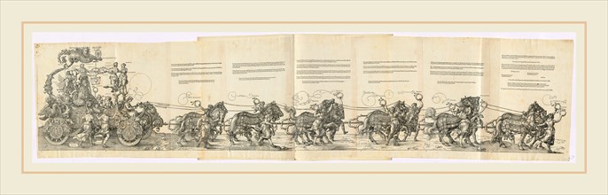 Albrecht DÃ¼rer, The Triumphal Chariot of Maximilian I (The Great Triumphal Car), German,