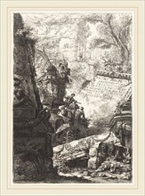 Giovanni Battista Piranesi and Francesco Piranesi, Prima Parte; Grotteschi; Carceri; Alcuna Vedute