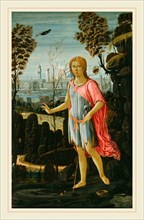 Jacopo del Sellaio, Saint John the Baptist, Italian, 1441-1442-1493, c. 1480, oil on panel