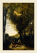 Jean-Baptiste-Camille Corot, Saint Sebastian Succored by the Holy Women, French, 1796-1875, 1874,