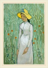 Vincent van Gogh, Dutch (1853-1890), Girl in White, 1890, oil on canvas