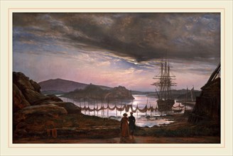 Johan Christian Dahl, Norwegian (1788-1857), View from Vaekero near Christiania, 1827, oil on