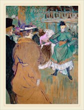 Henri de Toulouse-Lautrec, French (1864-1901), Quadrille at the Moulin Rouge, 1892, oil on