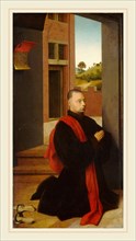 Petrus Christus, Portrait of a Male Donor, Netherlandish, active 1444-1475-1476, c. 1455, oil on